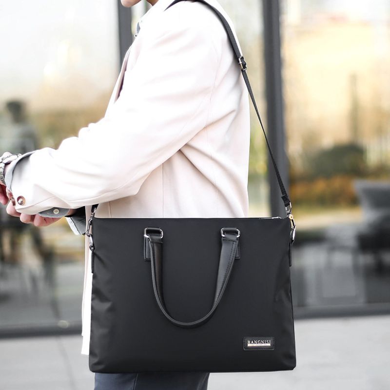 Elegant Men Waterproof Oxford Cloth Laptop Bag