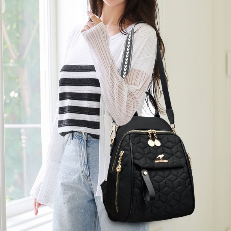 korean Style Diamond Embroidery Premium Ladies Backpack