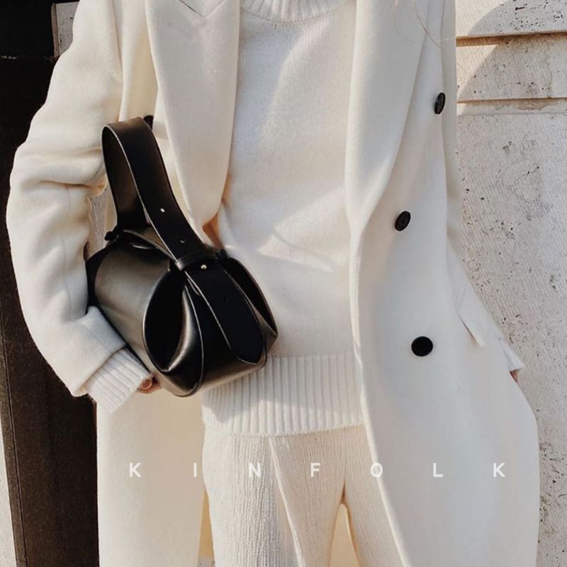 Baguette Design Small Round Ladies Handbag