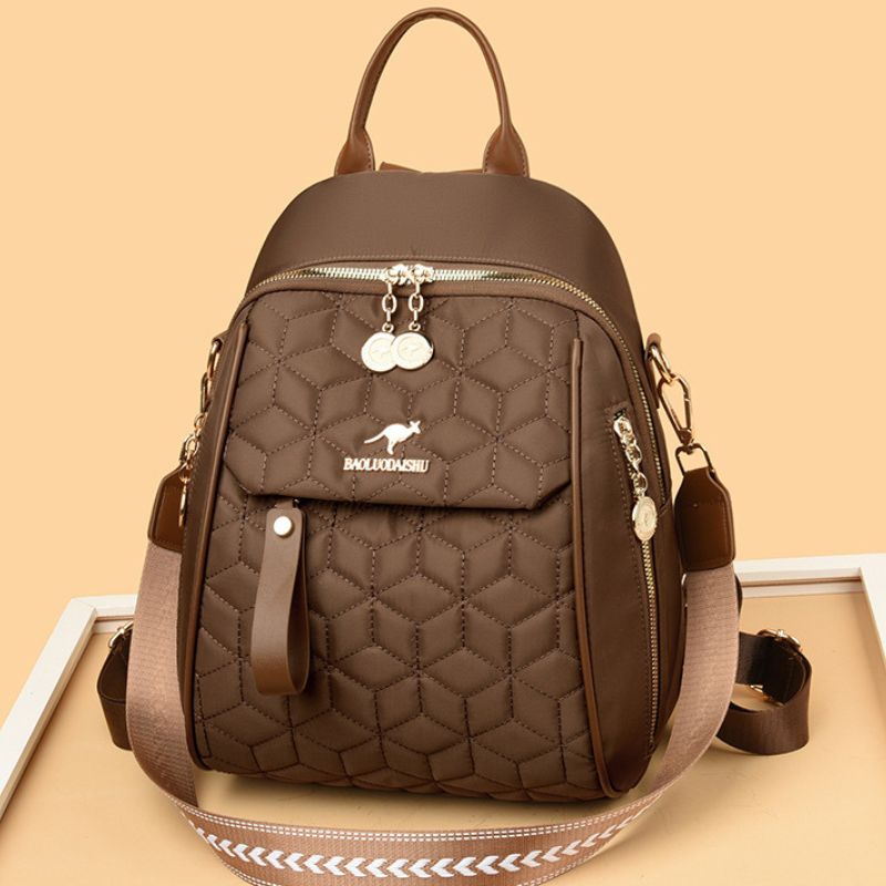 korean Style Diamond Embroidery Premium Ladies Backpack