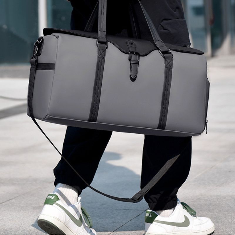 Men's Business Trip Large Capacity Luggage Bag With Shoe Compartment