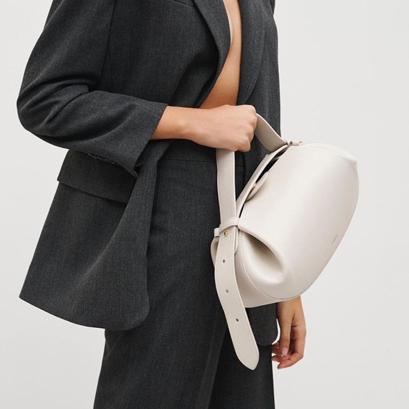 Baguette Design Small Round Ladies Handbag