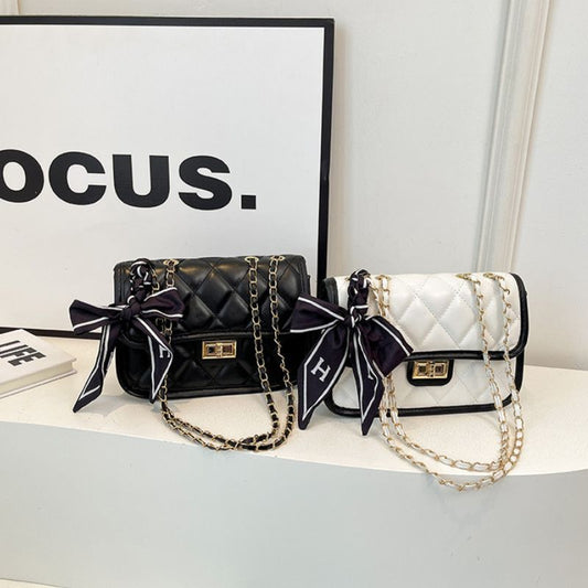 Women Autumn Style Diamond Chain Shoulder Bag