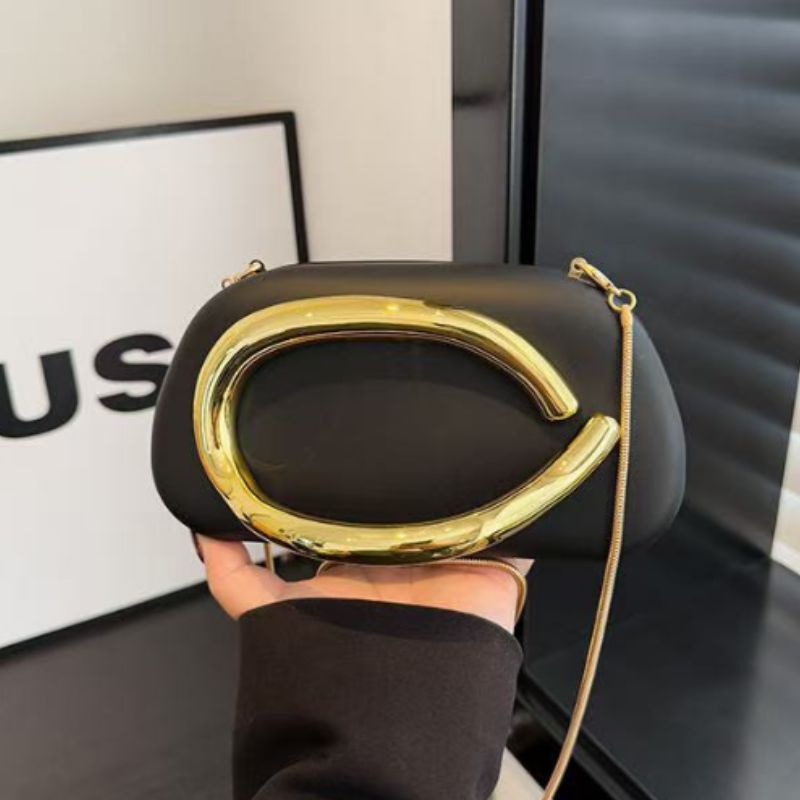 Women Acrylic American Design Party Clutch Bag