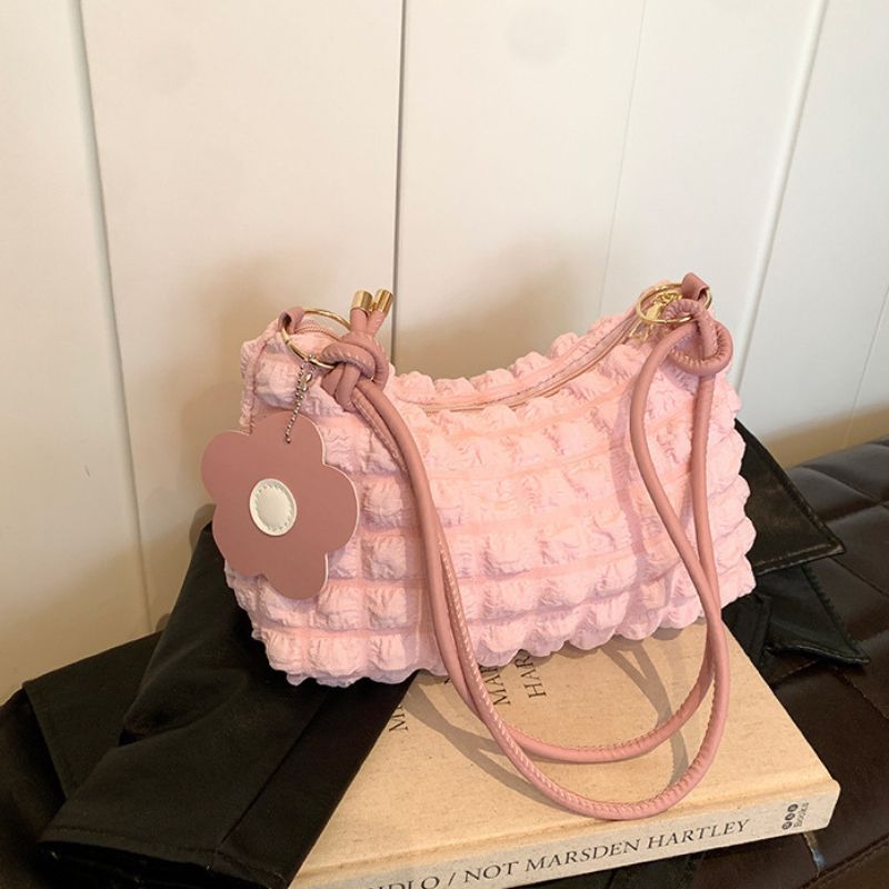 PU Foreign Style Women Fresh Bubble Armpit Bag