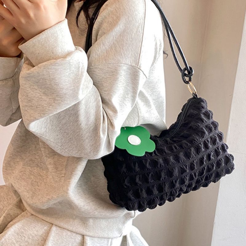 PU Foreign Style Women Fresh Bubble Armpit Bag