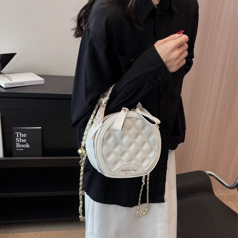 PU Diamond Embroidery Style Women Bag