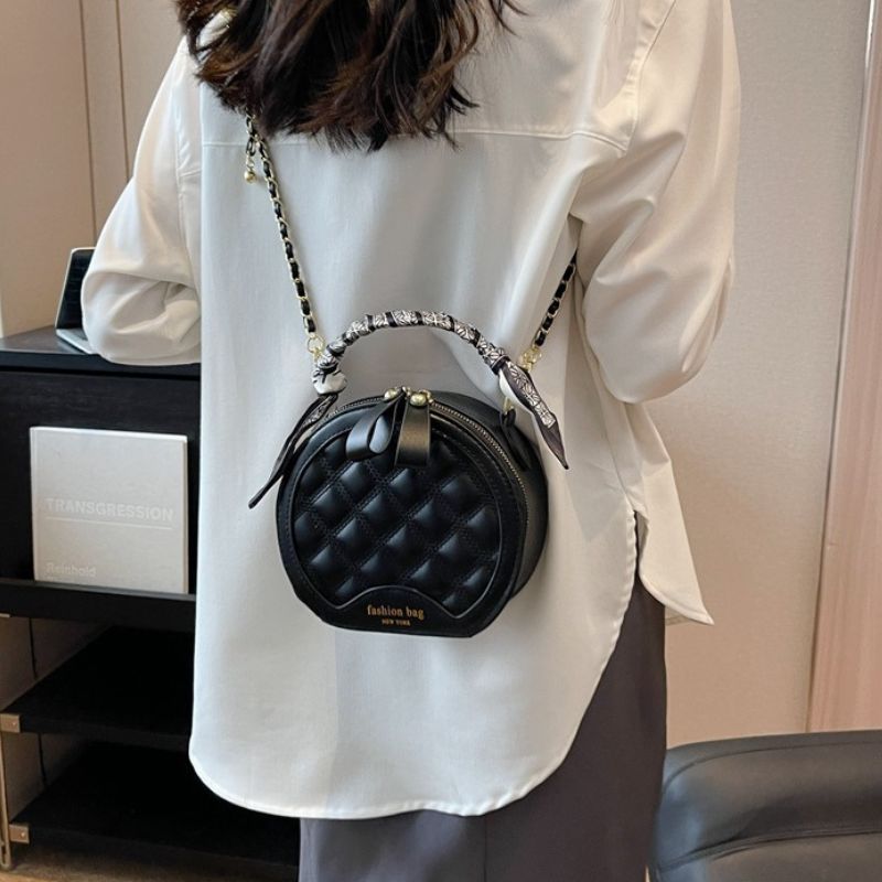 PU Diamond Embroidery Style Women Bag