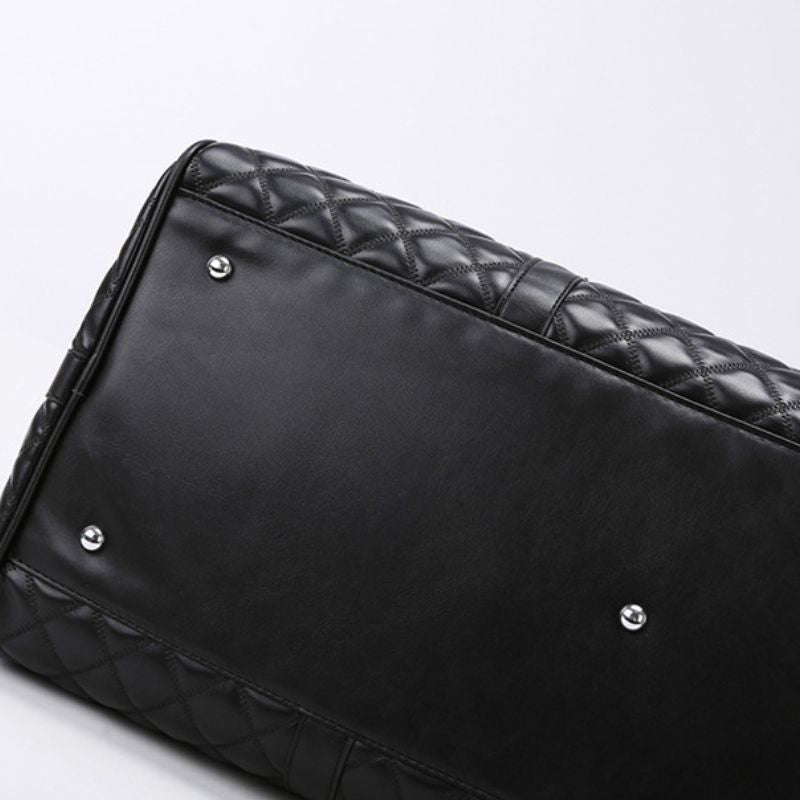 Elegant Quilted Carry-On Travel Bag – Large Capacity Weekend & Travel