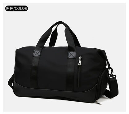 Traveling Sports Duffle Bag With independent shoe compartment and wet separation