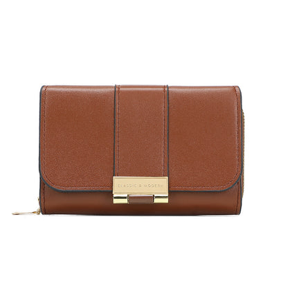 Multifunctional Three Folds Women Wallet