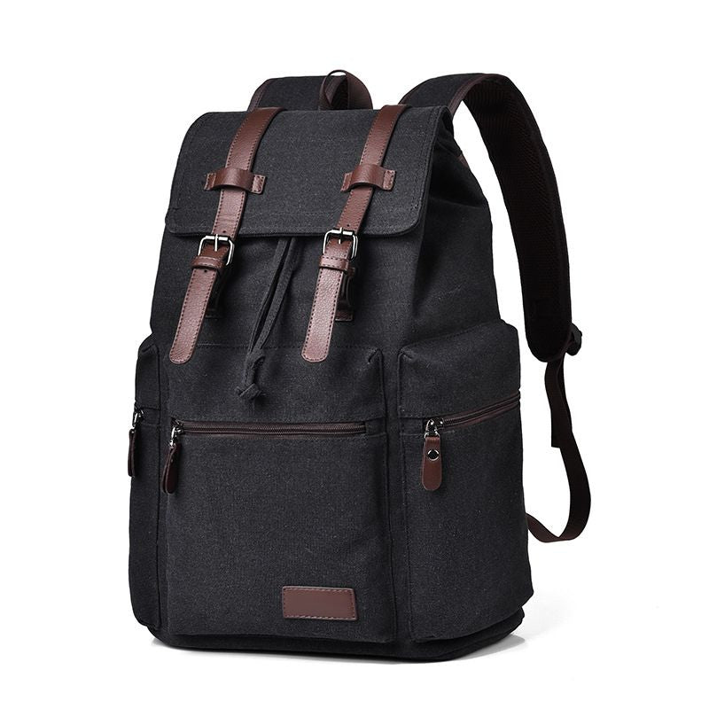 Retro Men's Canvas American Style Backpack, Large Capacity, New Style, College Student bag - Define your Purpose
