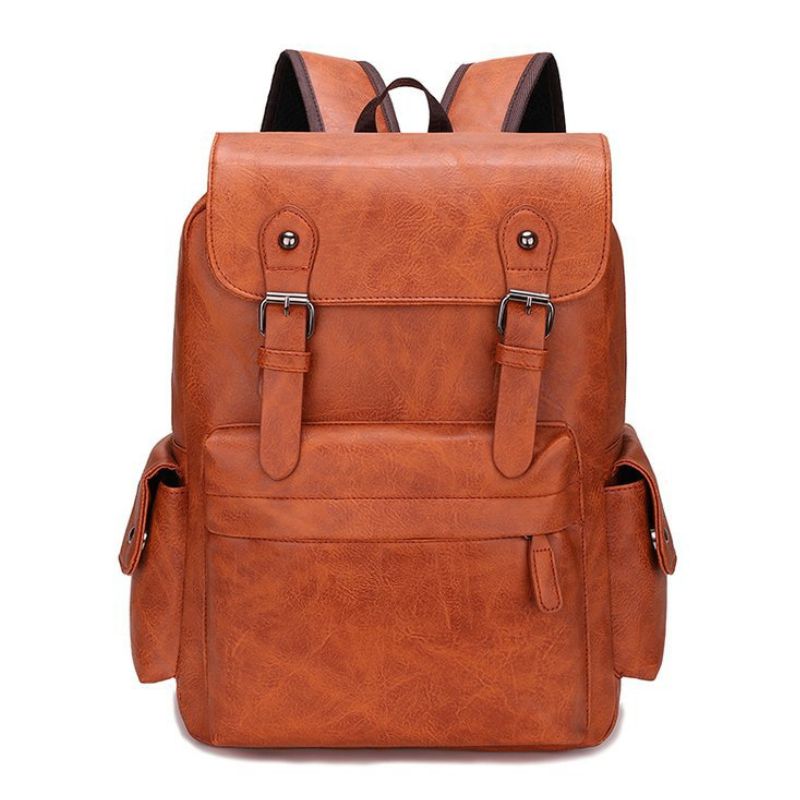 New men's casual flap stylish sports business travel laptop backpack