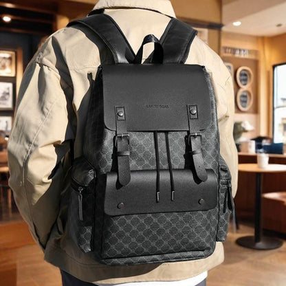 Men's plaid backpack, suitable for casual work, office use business trips, and laptop use. - Define your Purpose