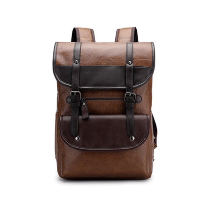 Cross-Border Men's Trendy Retro Bag Perfect For Travel Comfortable To Carry Leather Backpack - Define your Purpose