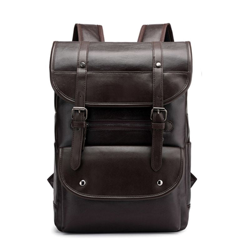 Cross-Border Men's Trendy Retro Bag Perfect For Travel Comfortable To Carry Leather Backpack - Define your Purpose