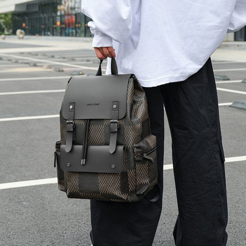 New Men's Backpack, Stylish And Simple, Vintage-Style Travel Backpack High-Value Business Travel Laptop Bag - Define your Purpose