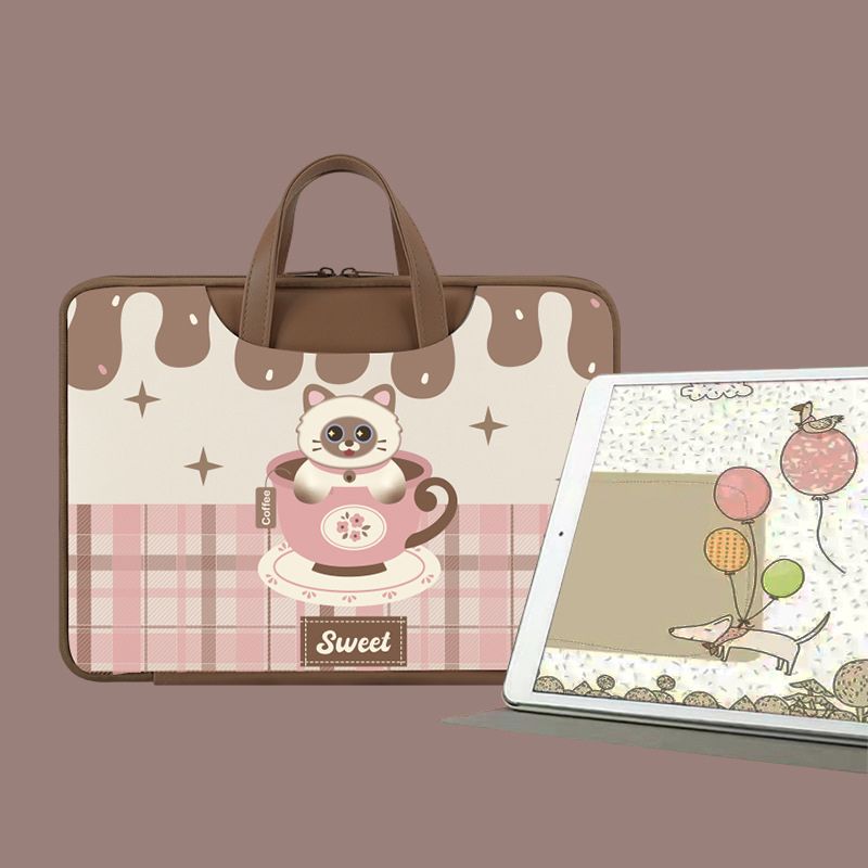 Women's Fashionable And Fresh New Laptop Bag, Cute Cartoon Style, Suitable For Apple Products - Define your Purpose