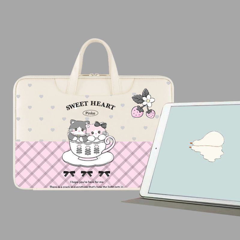 Women's Fashionable And Fresh New Laptop Bag, Cute Cartoon Style, Suitable For Apple Products - Define your Purpose