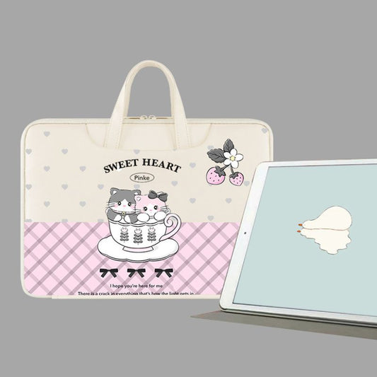 Women's Fashionable And Fresh New Laptop Bag, Cute Cartoon Style, Suitable For Apple Products - Define your Purpose