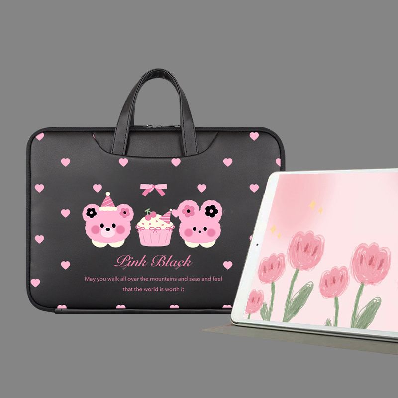 Women's Fashionable And Fresh New Laptop Bag, Cute Cartoon Style, Suitable For Apple Products - Define your Purpose