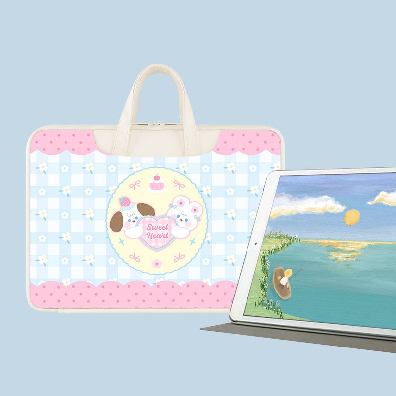 Women's Fashionable And Fresh New Laptop Bag, Cute Cartoon Style, Suitable For Apple Products - Define your Purpose
