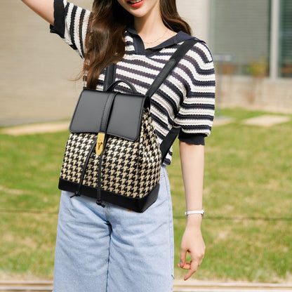 Cross-border women's backpack, classic and stylish soft leather backpack - Define your Purpose