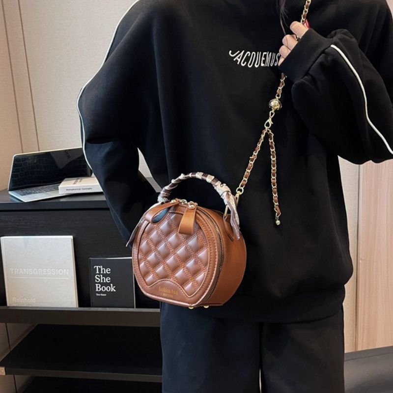 PU Diamond Embroidery Style Women Bag