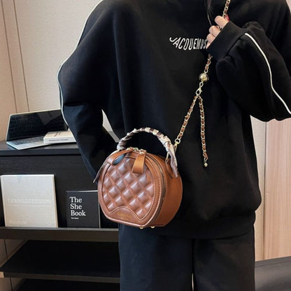 PU Diamond Embroidery Style Women Bag