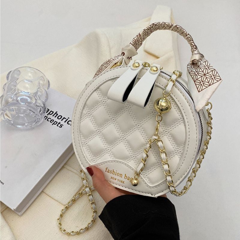 PU Diamond Embroidery Style Women Bag