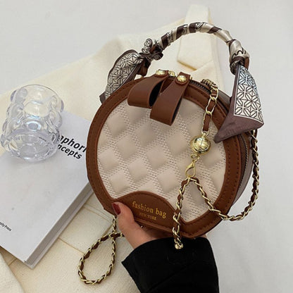 PU Diamond Embroidery Style Women Bag