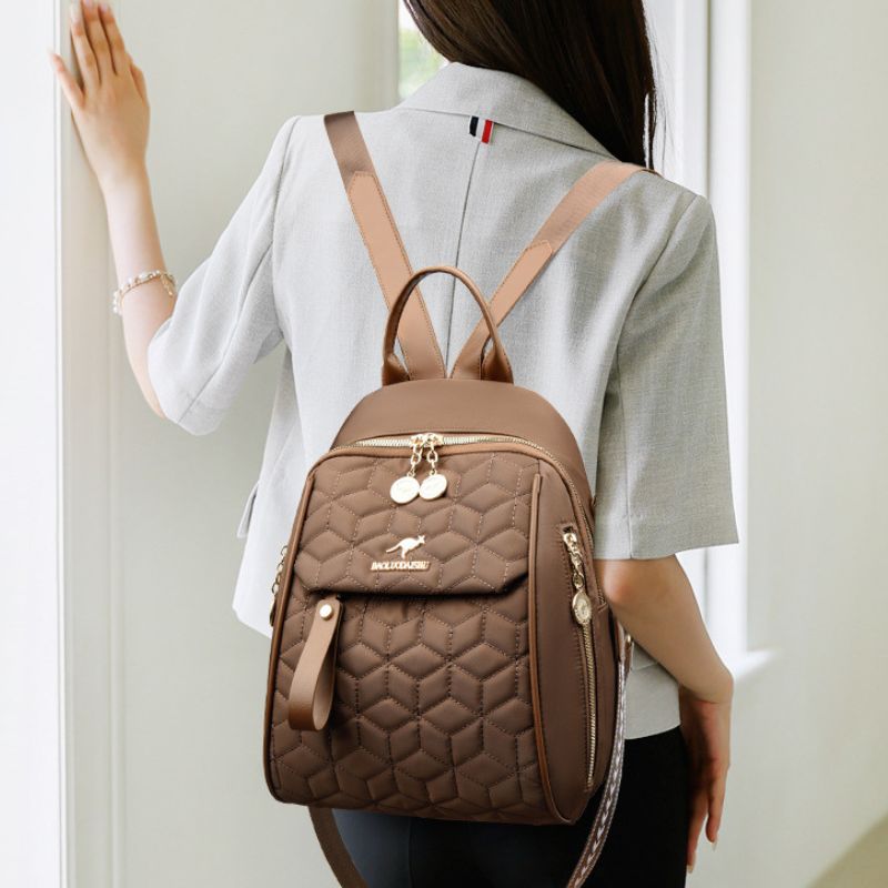 korean Style Diamond Embroidery Premium Ladies Backpack