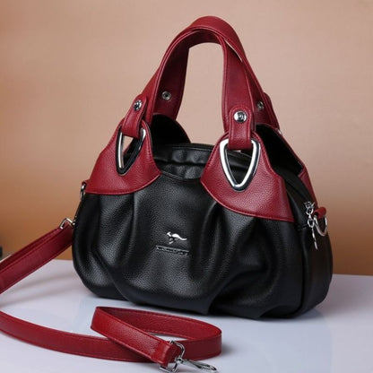 Fashionable And Versatile Soft Leather Women Shouolder Bag