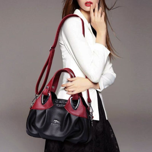 Fashionable And Versatile Soft Leather Women Shouolder Bag