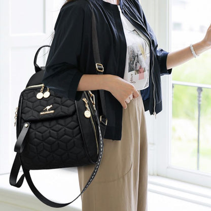 korean Style Diamond Embroidery Premium Ladies Backpack