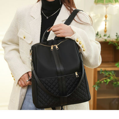 Korean style Oxford cloth diamond stitching fashion ladies backpack