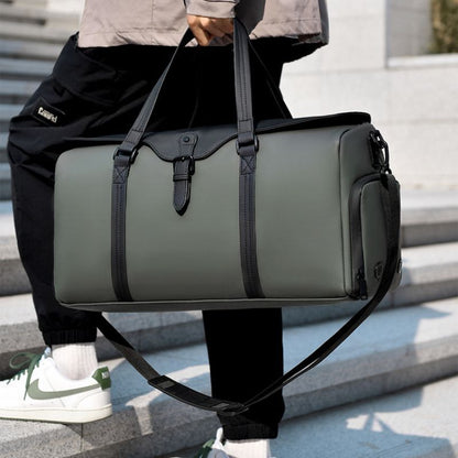 Men's Business Trip Large Capacity Luggage Bag With Shoe Compartment