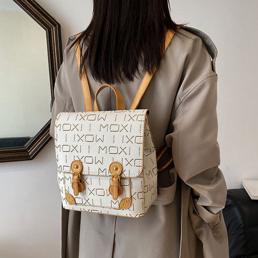 Luxury Printed Texture New Style Fashion Old Flower Backpack - Define your Purpose