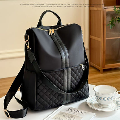 Korean style Oxford cloth diamond stitching fashion ladies backpack