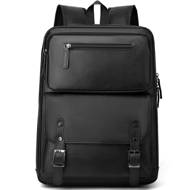 PU Men's Casual Business Trip Laptop Travel Backpack