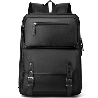 PU Men's Casual Business Trip Laptop Travel Backpack