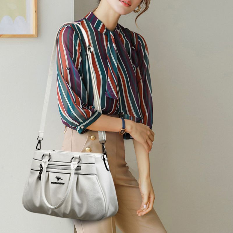 Europe And American Style Multi Compartments Large Capacity Women Handbag