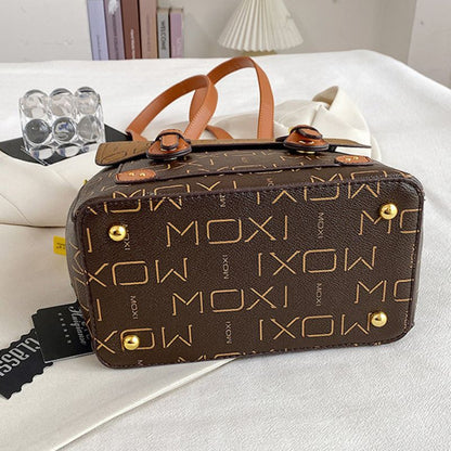 Luxury Printed Texture New Style Fashion Old Flower Backpack