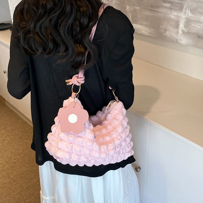 PU Foreign Style Women Fresh Bubble Armpit Bag