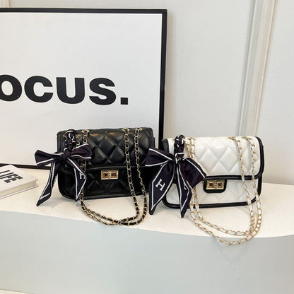 Women Autumn Style Diamond Chain Shoulder Bag