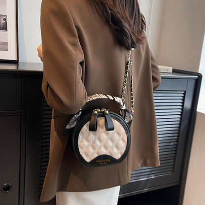 PU Diamond Embroidery Style Women Bag