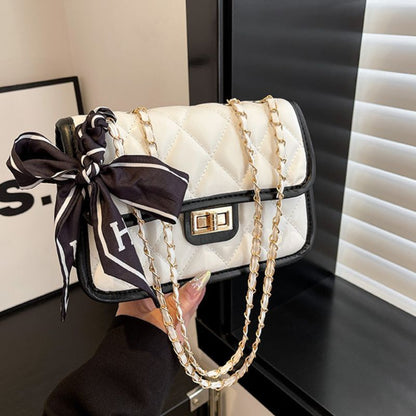 Women Autumn Style Diamond Chain Shoulder Bag