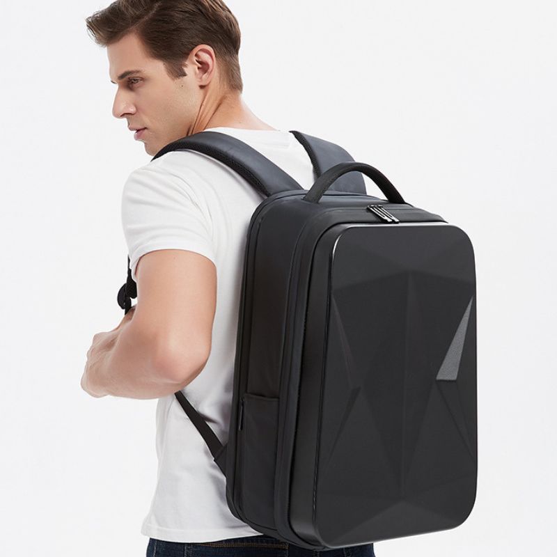 New Waterproof Trendy 17.3-Inch Large Capacity Bag ,USB, Hard Shell Men's Backpack - Define your Purpose