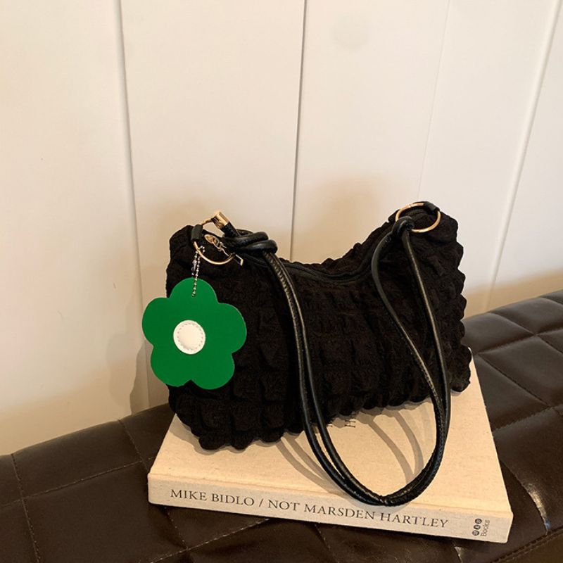 PU Foreign Style Women Fresh Bubble Armpit Bag