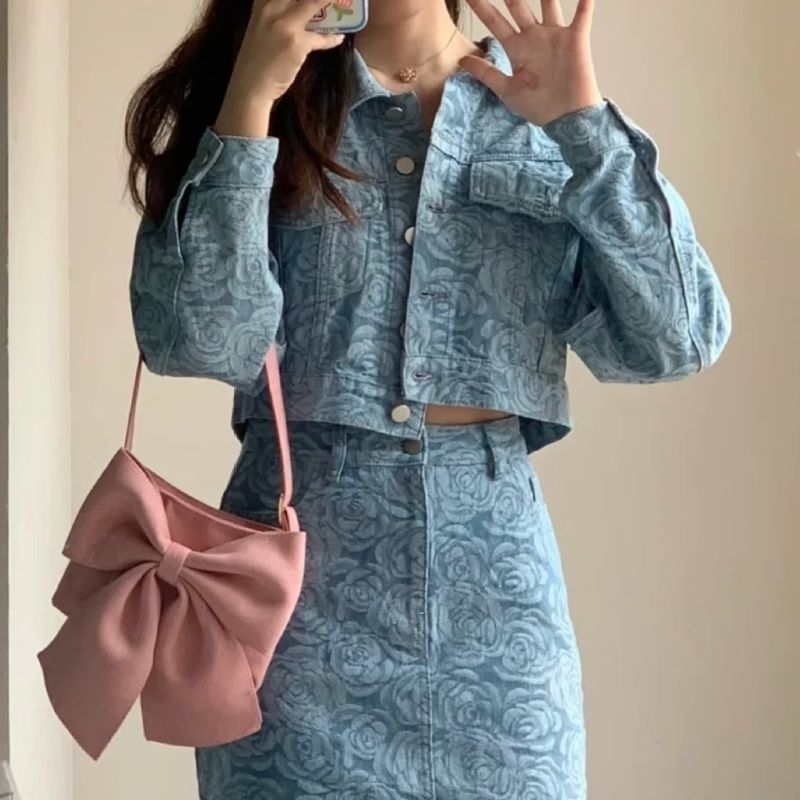 New Style Women Autumn Pink Bow Velvet Shoulder Bag